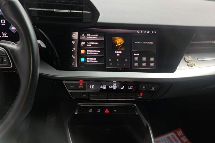 Used Audi A3 2022 A3L Limousine 35 TFSI Fashion Sport Model Audio And AC Panel
