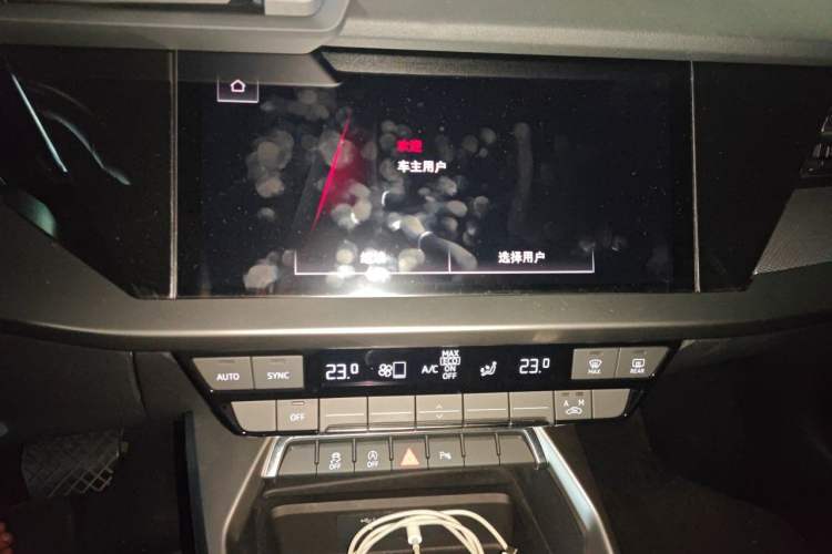 Used Audi A3 2022 A3L Limousine 35 TFSI Fashion Sport Model Audio And AC Panel