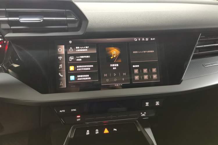 Used Audi A3 2022 A3L Limousine 35 TFSI Fashion Sport Model Audio And AC Panel