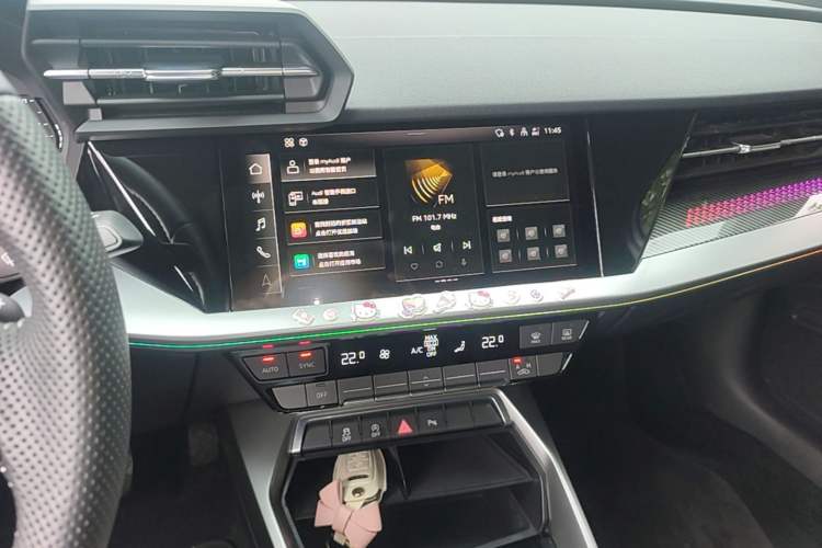 Used Audi A3 2022 Sportback 35 TFSI Fashionable Sports Model Audio And AC Panel