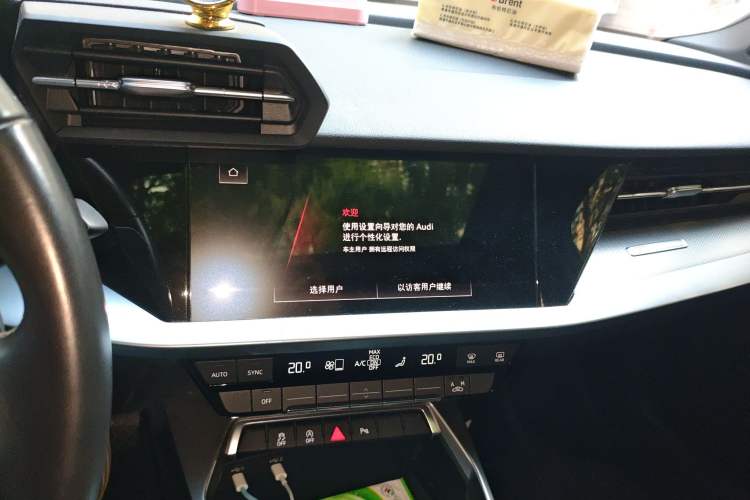 Used Audi A3 2022 Sportback 35 TFSI Fashionable Sports Model Audio And AC Panel
