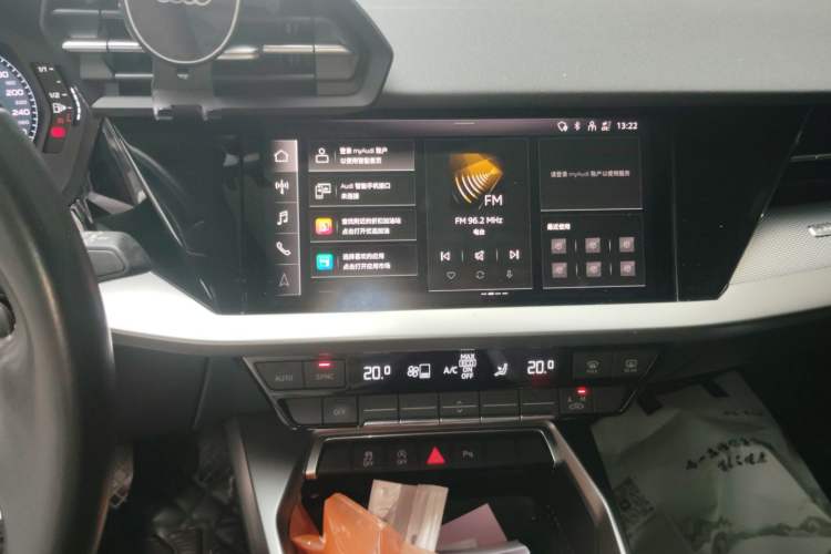 Used Audi A3 2022 Sportback 35 TFSI Fashionable Sports Model Audio And AC Panel