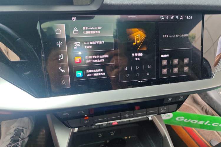 Used Audi A3 2022 A3L Limousine 35 TFSI Fashion Sport Model Audio And AC Panel