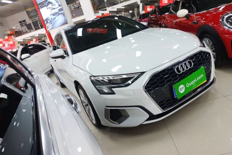 Used Audi A3 2022 A3L Limousine 35 TFSI Fashionable and Elegant Model Front Right 45 Deg