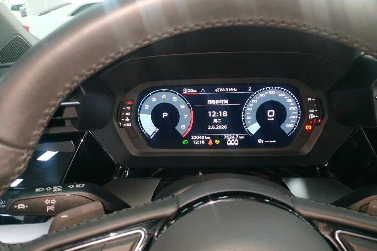Used Audi A3 2022 A3L Limousine 35 TFSI Fashionable and Elegant Model Instrument Cluster