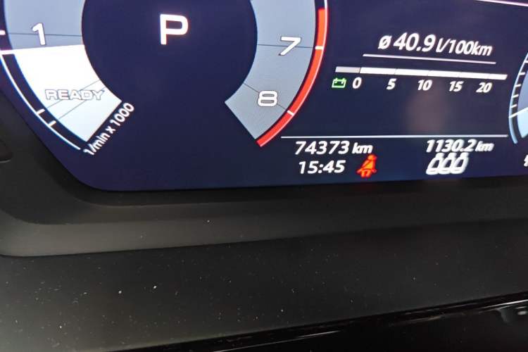 Used Audi A3 2022 A3L Limousine 35 TFSI Fashion Sport Model Odometer Close Up