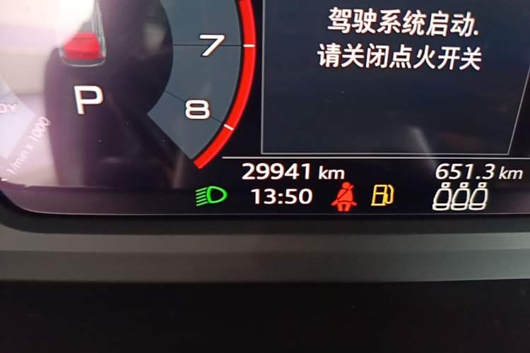 Used Audi A3 2022 Sportback 35 TFSI Fashionable Sports Model Odometer Close Up