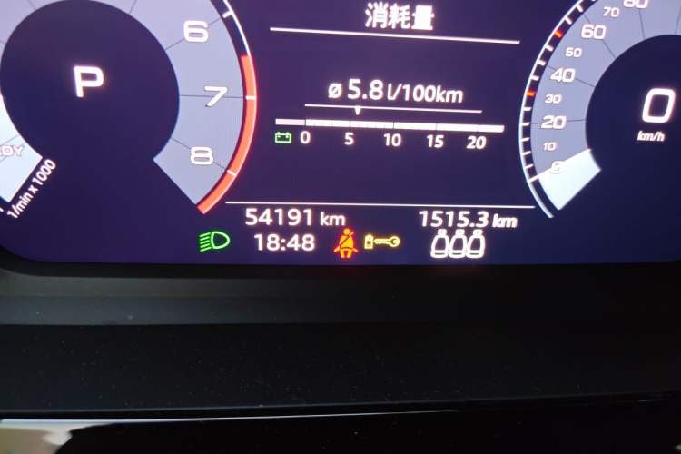 Used Audi A3 2022 A3L Limousine 35 TFSI Progressive Sport Edition Odometer Close Up