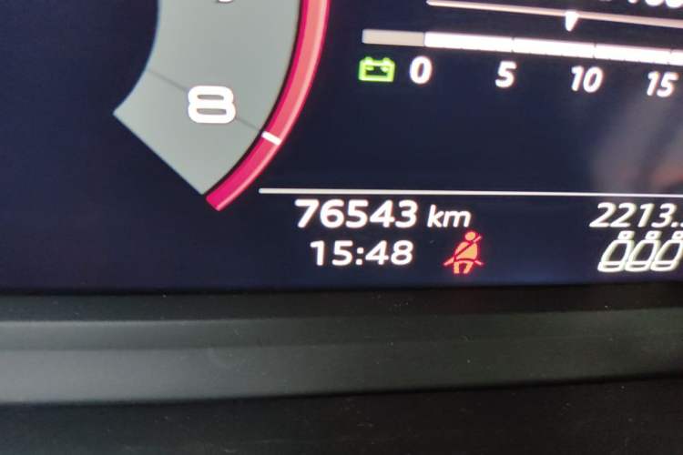 Used Audi A3 2022 Sportback 35 TFSI Fashionable Sports Model Odometer Close Up