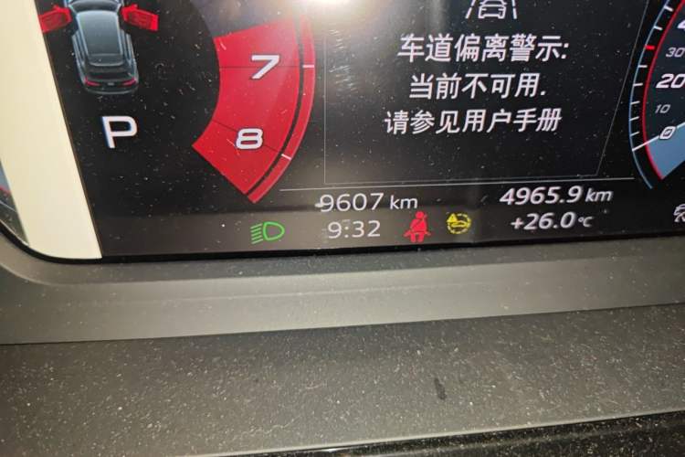 Used Audi A3 2022 Sportback 35 TFSI Fashionable Sports Model Odometer Close Up