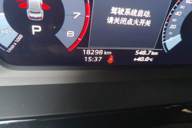 Used Audi A3 2022 A3L Limousine 35 TFSI Fashion Sport Model Odometer Close Up