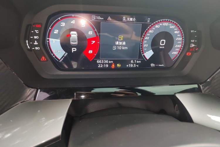Used Audi A3 2022 A3L Limousine 35 TFSI Fashion Sport Model Odometer Close Up