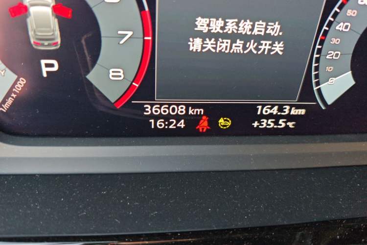 Used Audi A3 2022 Sportback 35 TFSI Fashionable Sports Model Odometer Close Up