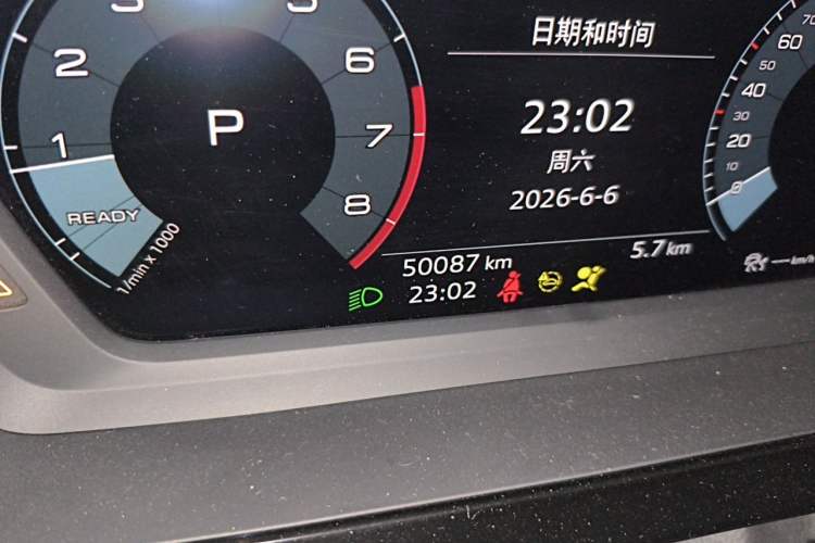 Used Audi A3 2022 Sportback 35 TFSI Fashionable Sports Model Odometer Close Up