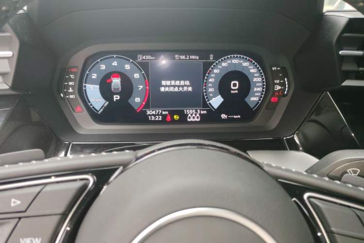 Used Audi A3 2022 Sportback 35 TFSI Fashionable Sports Model Odometer Close Up