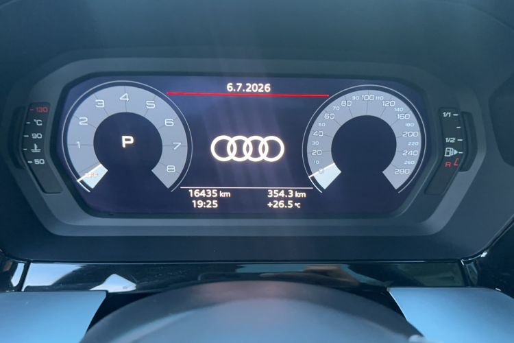 Used Audi A3 2022 Sportback 35 TFSI Fashionable Sports Model Odometer Close Up