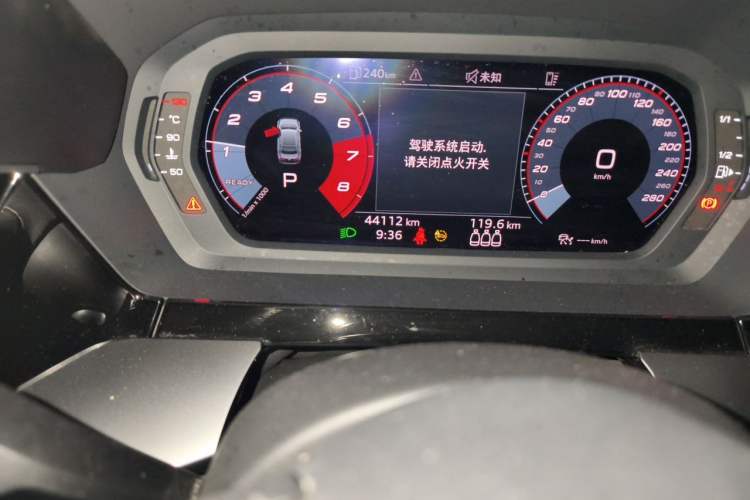 Used Audi A3 2022 A3L Limousine 35 TFSI Fashion Sport Model Odometer Close Up