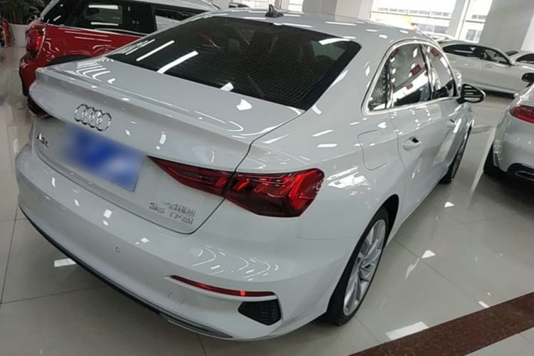 Used Audi A3 2022 A3L Limousine 35 TFSI Fashionable and Elegant Model Rear Right 45 Deg
