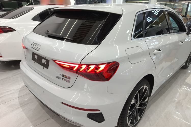 Used Audi A3 2022 Sportback 35 TFSI Luxury Prestige Edition Rear Right 45 Deg