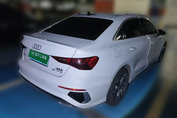Used Audi A3 2022 A3L Limousine 35 TFSI Luxury Sport Edition Rear Right 45 Deg