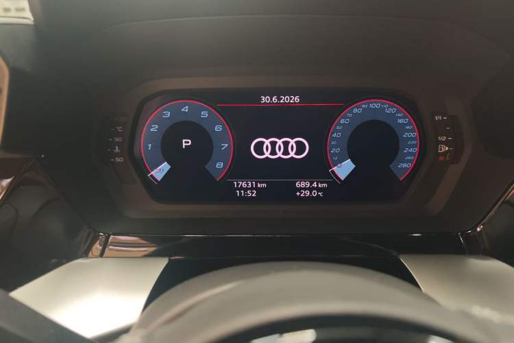 Used Audi A3 2023 Updated Sportback 35 TFSI Stylish Sports Type Odometer Close Up