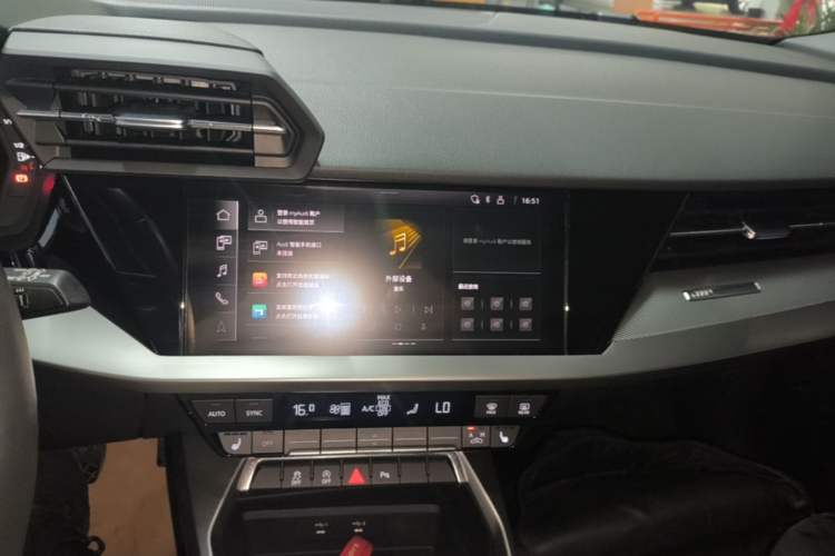 Used Audi A3 2023 Sportback 35 TFSI Stylish and Elegant Model Audio And AC Panel