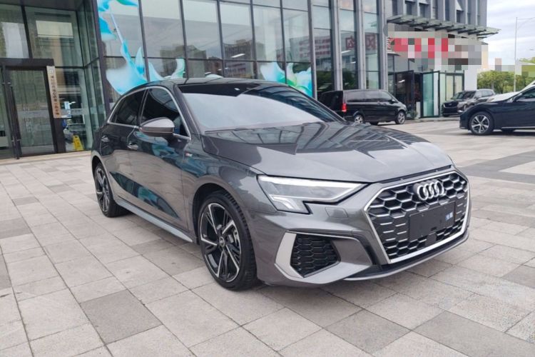 Used Audi A3 2023 Updated Sportback 35 TFSI Stylish Sports Type Front Right 45 Deg