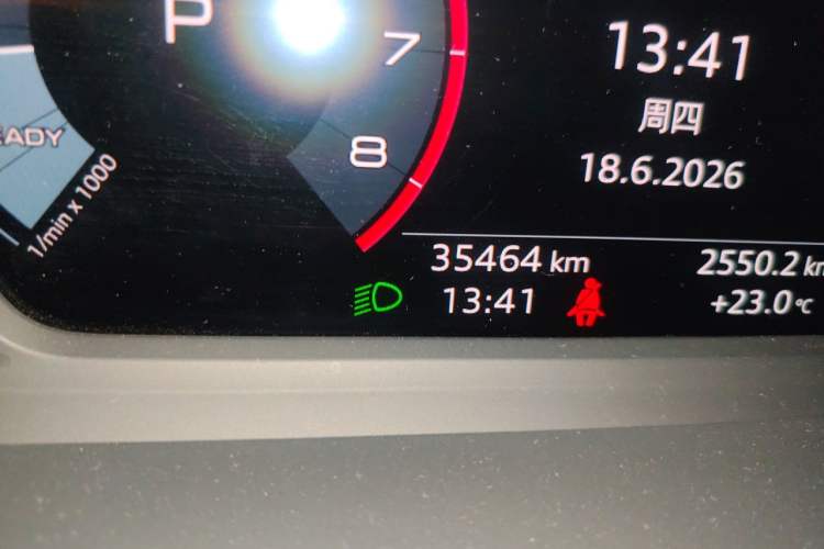 Used Audi A3 2023 Restyled Sportback 35 TFSI Progressive Sport Edition Odometer Close Up