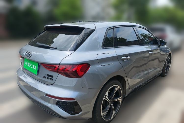 Used Audi A3 2023 Updated Sportback 35 TFSI Stylish Sports Type Rear Right 45 Deg