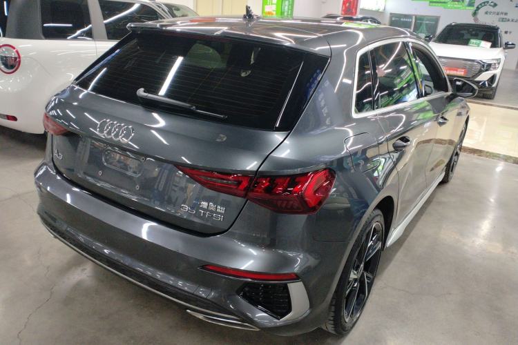 Used Audi A3 2023 Updated Sportback 35 TFSI Stylish Sports Type Rear Right 45 Deg
