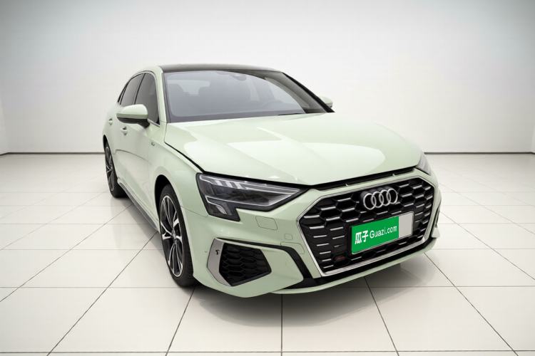 Used Audi A3 2023 Updated Sportback 35 TFSI Stylish Sports Type Front Right 45 Deg