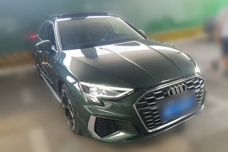 Used Audi A3 2023 Updated Sportback 35 TFSI Luxury Sports Edition Front Right 45 Deg