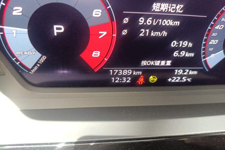 Used Audi A3 2023 A3L Limousine 35 TFSI Fashion Sport Model Odometer Close Up