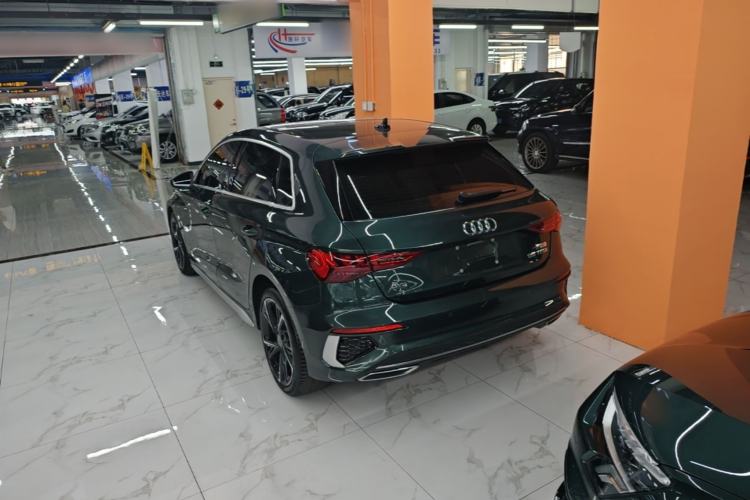 Used Audi A3 2023 Updated Sportback 35 TFSI Stylish Sports Type Rear Left 45 Deg