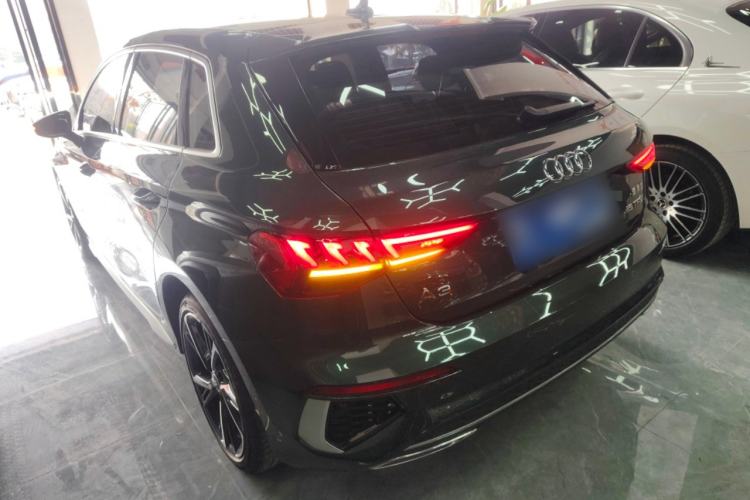 Used Audi A3 2023 Updated Sportback 35 TFSI Stylish Sports Type Rear Left 45 Deg