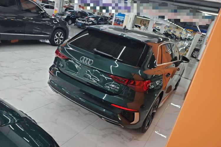 Used Audi A3 2023 Updated Sportback 35 TFSI Stylish Sports Type Rear Right 45 Deg
