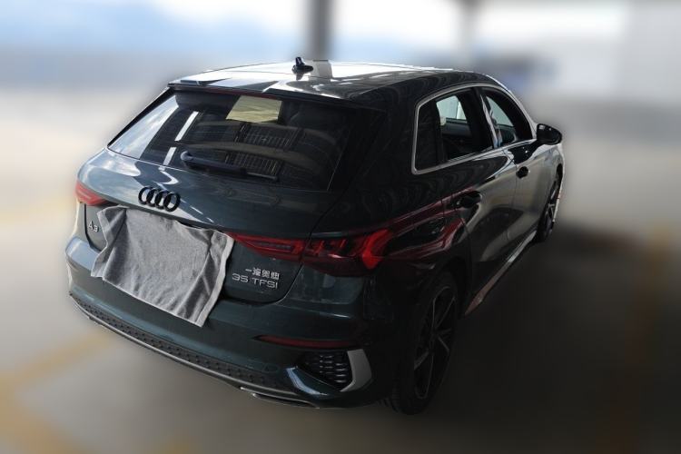 Used Audi A3 2023 Updated Sportback 35 TFSI Stylish Sports Type Rear Right 45 Deg
