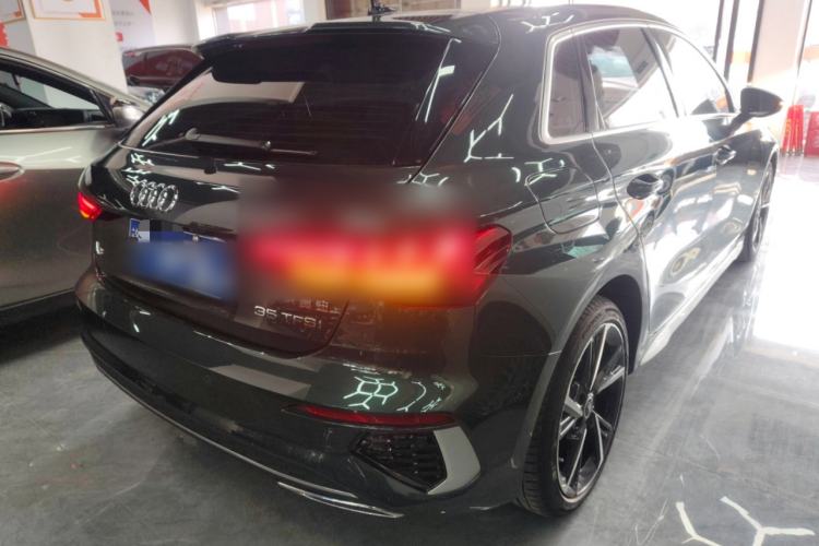 Used Audi A3 2023 Updated Sportback 35 TFSI Stylish Sports Type Rear Right 45 Deg