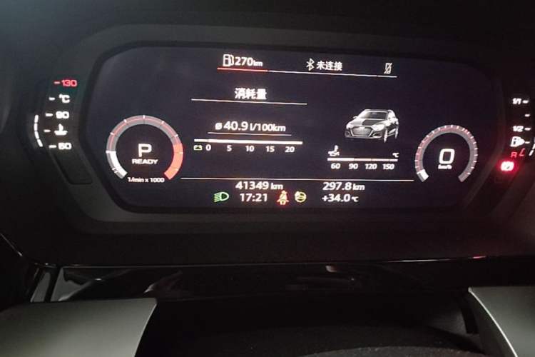 Used Audi A3 2023 Updated Sportback 35 TFSI Stylish Sports Type Odometer Close Up