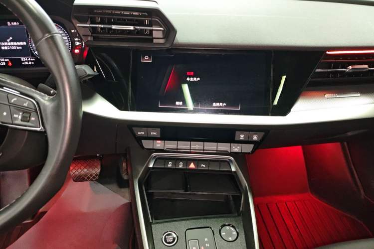 Used Audi A3 2023 A3L Limousine 35 TFSI Fashion Sport Model Audio And AC Panel