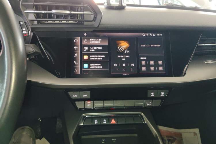 Used Audi A3 2023 Restyled A3L Limousine 35 TFSI Ambition Sport Edition Audio And AC Panel