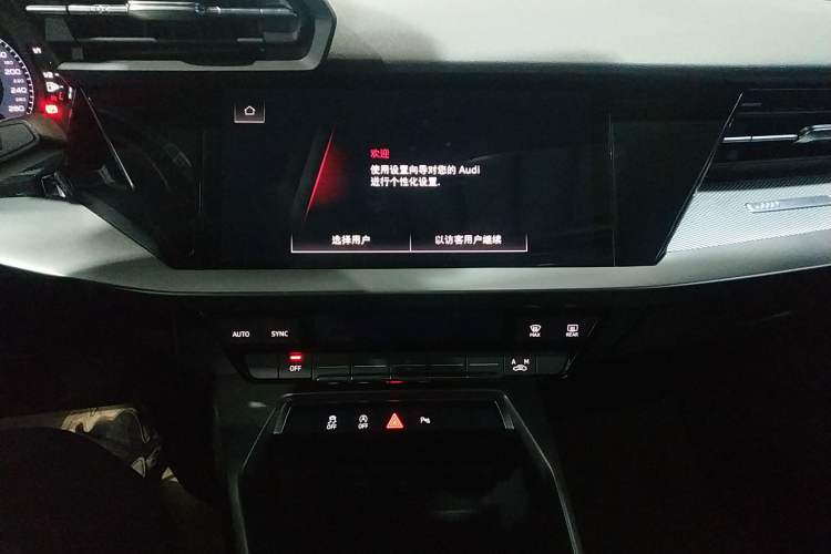 Used Audi A3 2023 Sportback 35 TFSI Fashionable Sports Model Audio And AC Panel