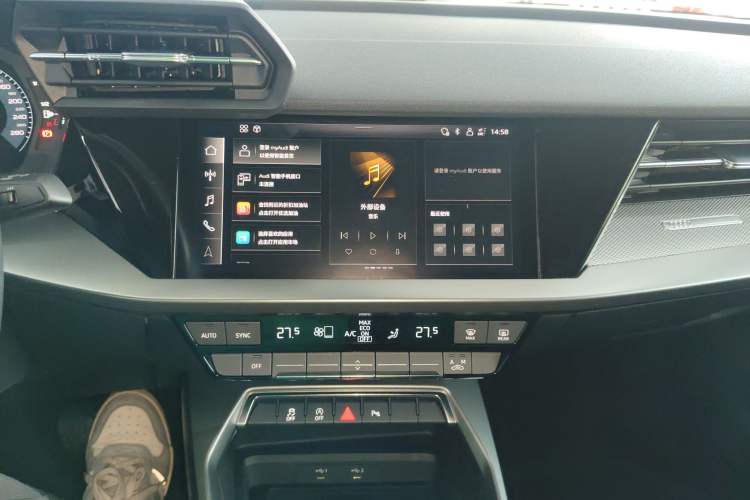 Used Audi A3 2023 Restyled A3L Limousine 35 TFSI Fashion Sport Edition Audio And AC Panel