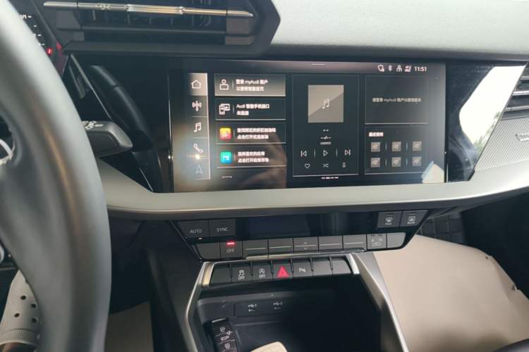 Used Audi A3 2023 Updated Sportback 35 TFSI Stylish Sports Type Audio And AC Panel
