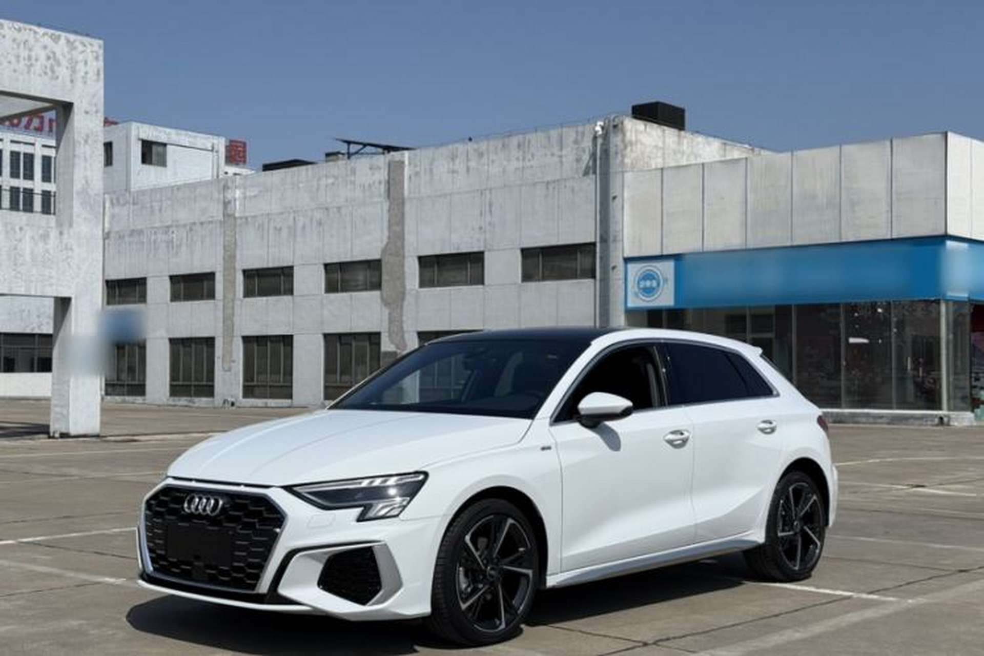 Used Audi A3 2023 Updated Sportback 35 TFSI Stylish Sports Type Front Left 45 Deg