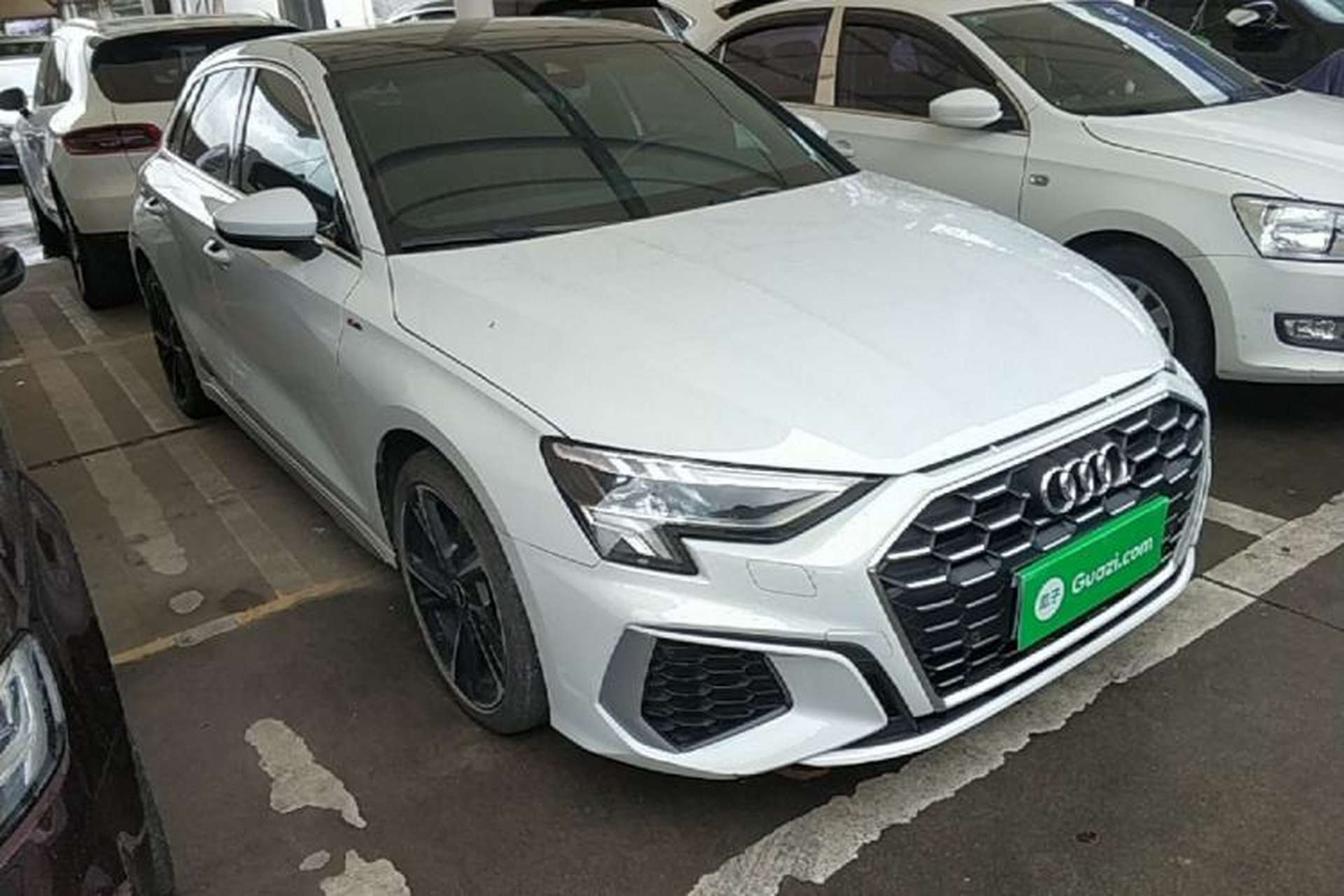 Used Audi A3 2023 Updated Sportback 35 TFSI Stylish Sports Type Front Right 45 Deg