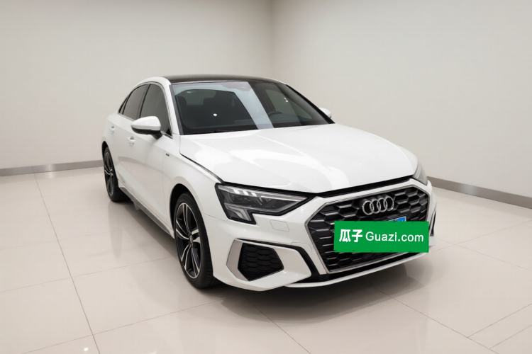 Used Audi A3 2023 Restyled A3L Limousine 35 TFSI Ambition Sport Edition Front Right 45 Deg