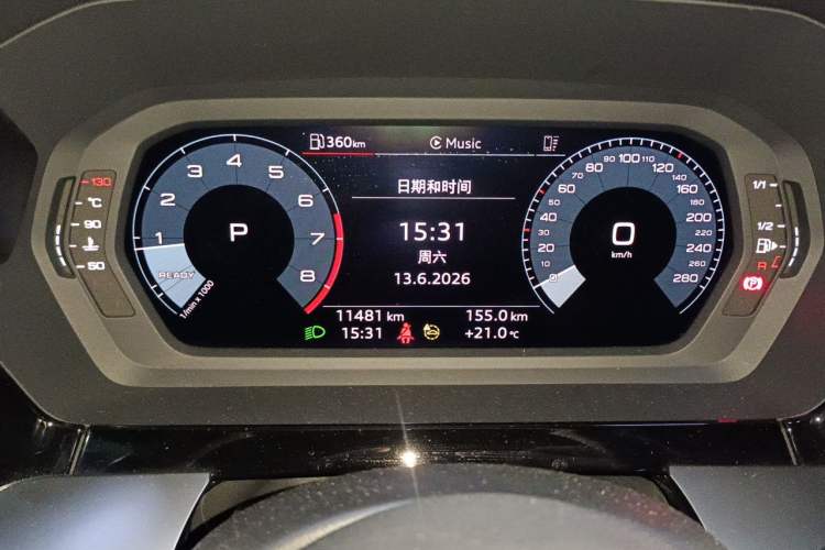 Used Audi A3 2023 Restyled Sportback 35 TFSI Fashionable and Elegant Version Instrument Cluster