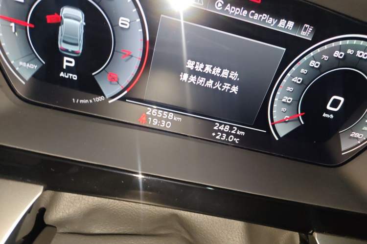 Used Audi A3 2023 A3L Limousine 35 TFSI Luxury Sport Edition Odometer Close Up