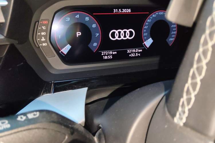 Used Audi A3 2023 Updated Sportback 35 TFSI Stylish Sports Type Odometer Close Up
